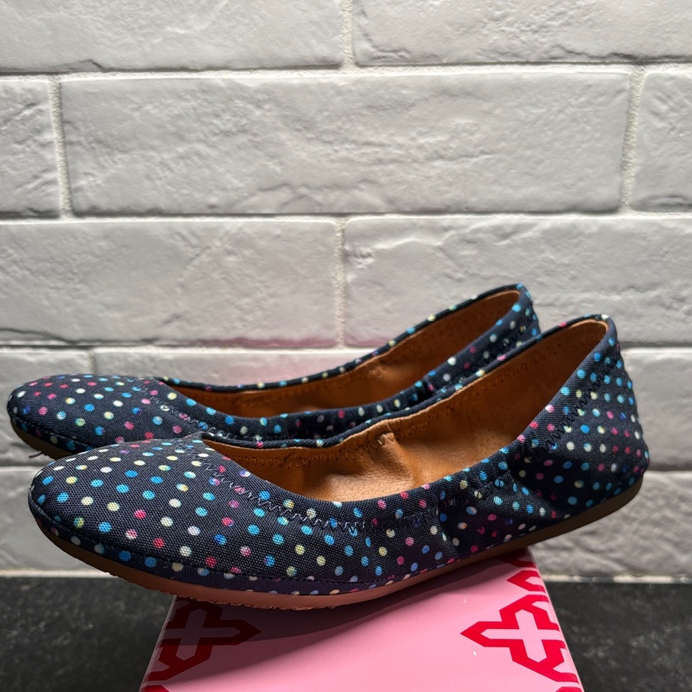GB Girls Multicolor Dot Flats